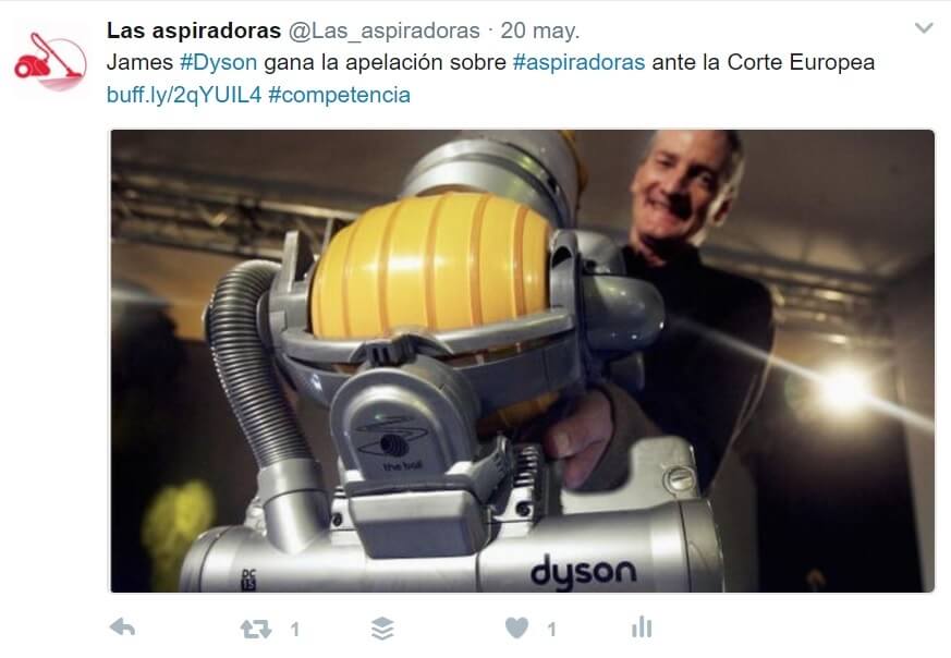 Dyson gana su lucha en la etiqueta energética